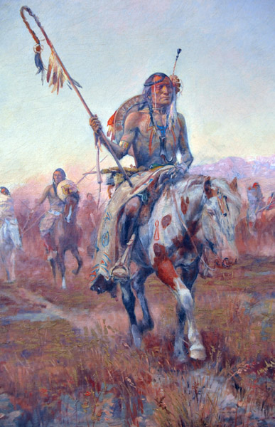 Detail of Russell's 1908 Medicine Man