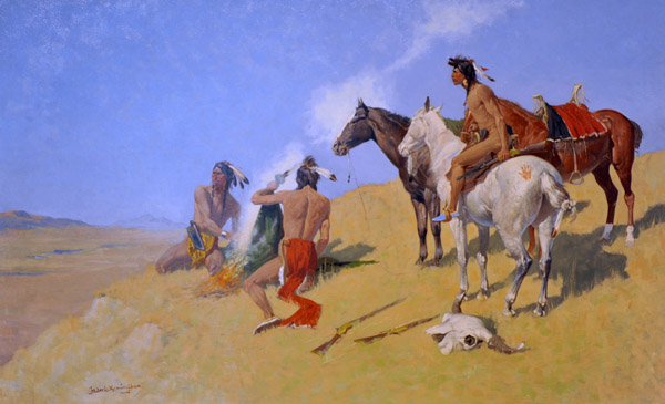 The Smoke Signal, Frederic Remington, 1905