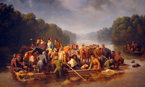 Marion Crossing the Pee Dee, William T. Ranney, 1850