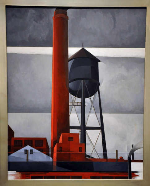 Chimney and Water Tower, Charles Demuth, 1931