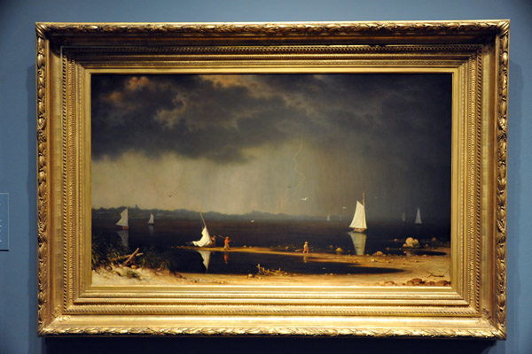 Thunder Storm on Narragansett Bay, Martin Johnson Heade, 1868