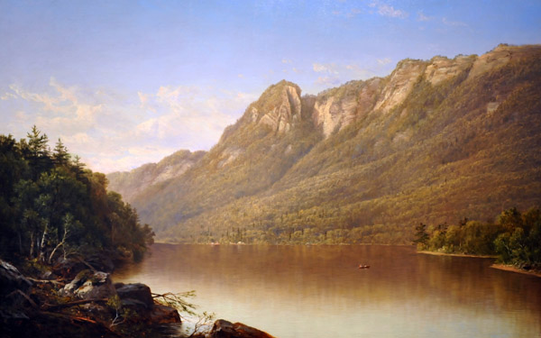 Eagle Cliff, Franconia Notch, New Hampshire, David Johnson, 1864