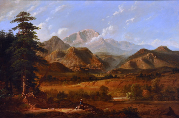 View of Pike's Peak, George Caleb Bingham, 1872