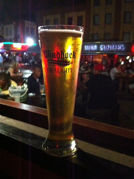 A Windhoek Draught out in Hatfield