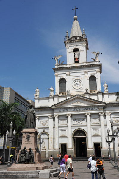The eastern façade of Campinas Cathedral