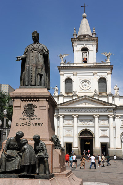 D. João Nery statue, Metropolitan Cathedral, Campinas