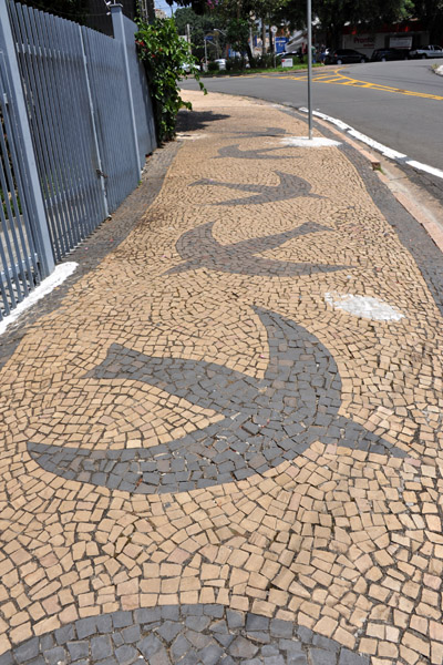 Mosaic sidewalk, Campinas-Cambuí