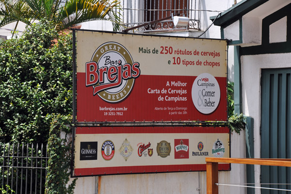 Recommended for a good selection of beers, Bar Brejas, Cambuí
