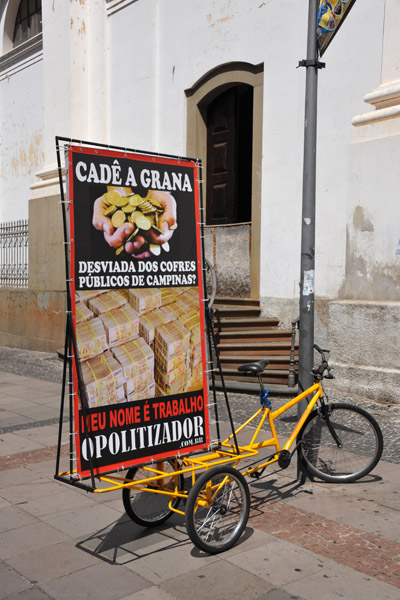 Mobile politics - Where's the money diverted from the coffers of Campinas?