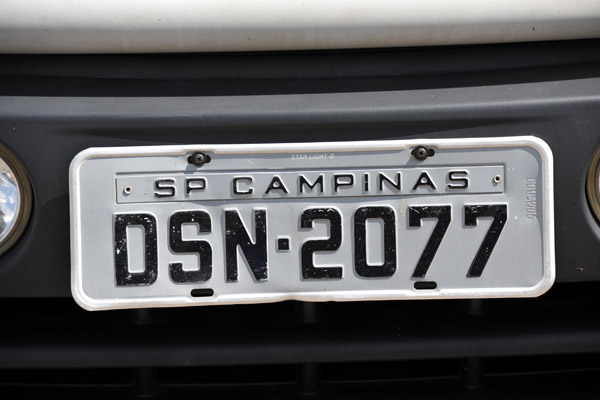 Brazil License Plate - Campinas (SP)