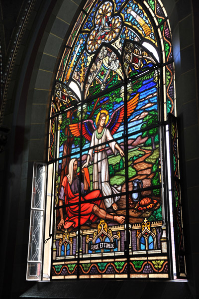 Stained glass window - Carmelite Basilica, Campinas