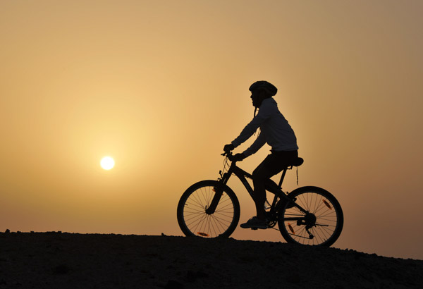 Sunrise Mountain Biking - Sir Bani Yas Island