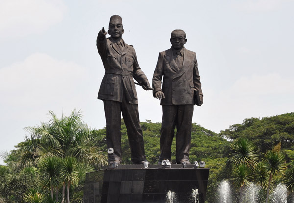 Soekarno and Mohammad Hatta, founding fathers of modern Indonesia