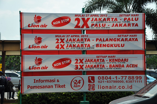 Lion Air information - Soekarno-Hatta Int'l Airport