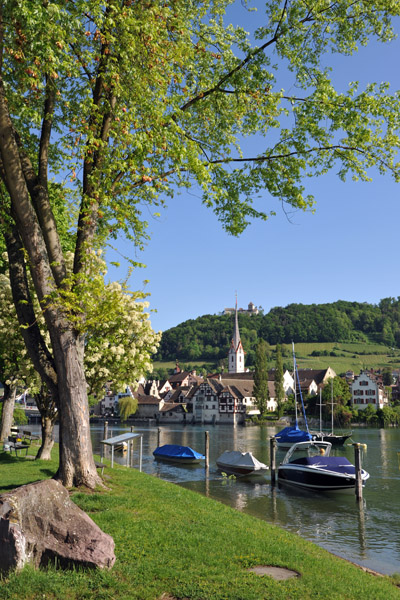 Boats along the Rhine, Stein am Rhein