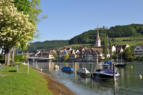 Boats along the Rhine, Stein am Rhein