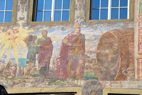 Fresco, Hotel Sonne, Rathausplatz 13, Stein am Rhein