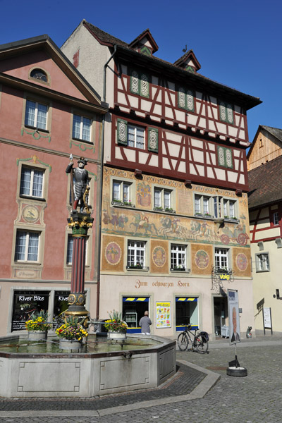 Zum Schwarzen Horn, Rathausplatz, Stein am Rhein