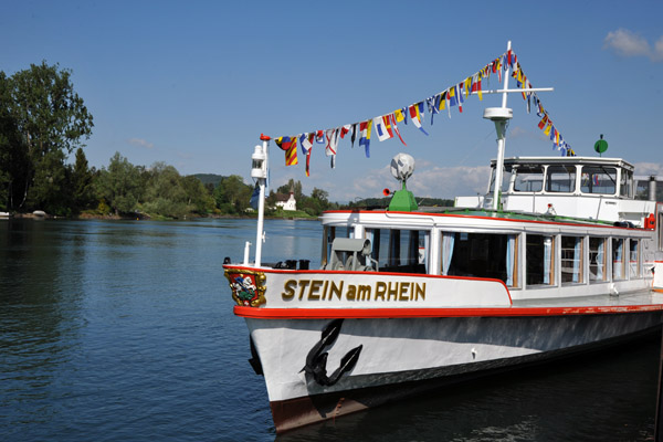Untersee und Rhein tour boat, Schiffländi, Stein am Rhein
