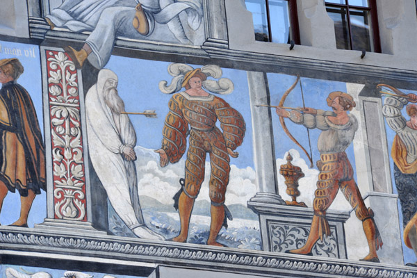 Fresco - Zum weissen Adler, Rathausplatz, Stein am Rhein