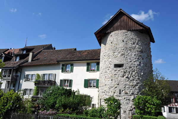 Medieval watchtower from the former city wall, Stein am Rhein