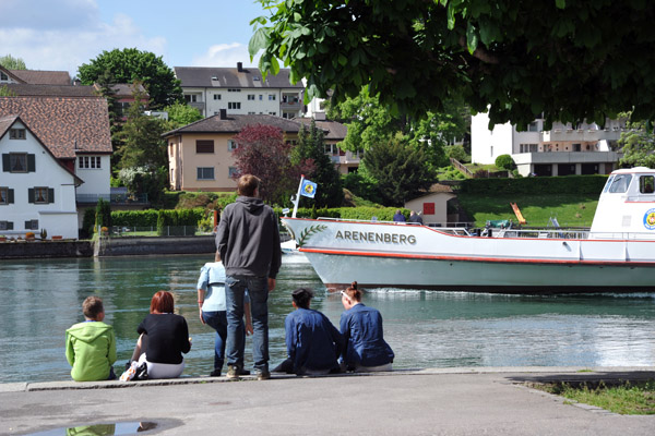 Rhein-Bodensee tour boat Arenenberg,Stein am Rhein