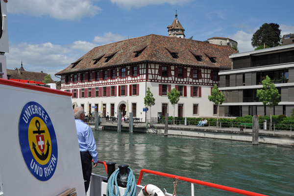 Docking in Schaffhausen