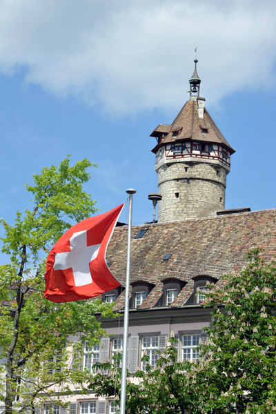 Swiss flag, Schaffhausen