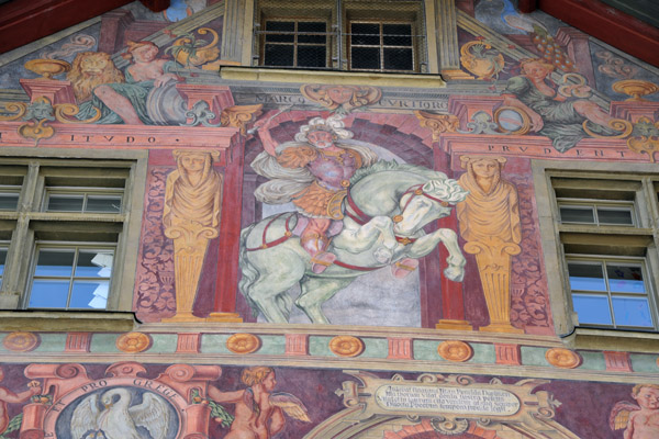 Fresco, Haus zum Ritter, Vordergasse, Schaffhausen