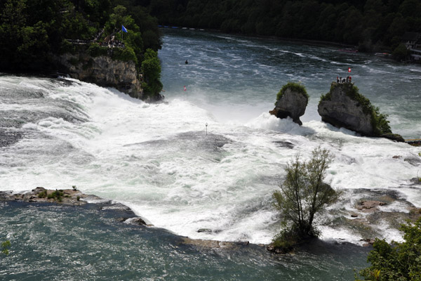 Below Rheinfall, the Rhine is navigable for 870km to the North Sea in the Netherlands
