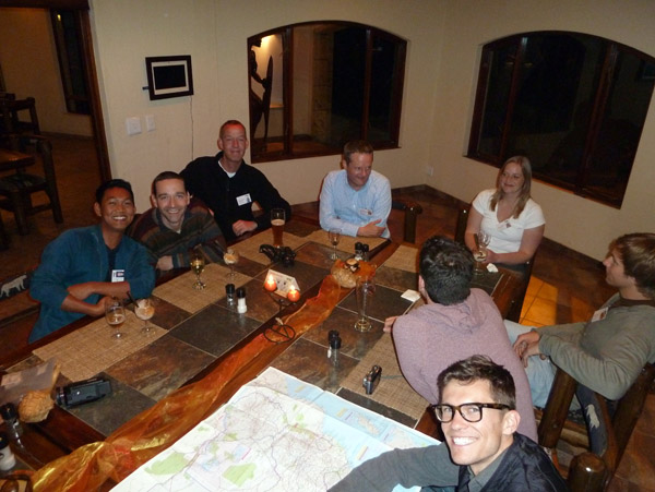 The Arrival Dinner at Das Landhaus