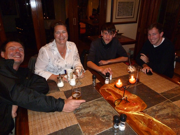 Eckhart, Silke, Leigh and Shaun