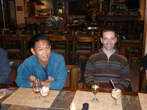 Dennis and Christian at Das Landhaus