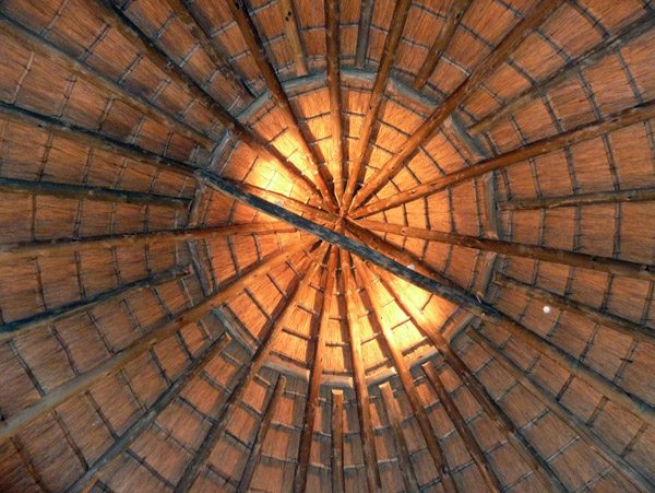 Thatched roof of a Rondavel at Das Landhaus
