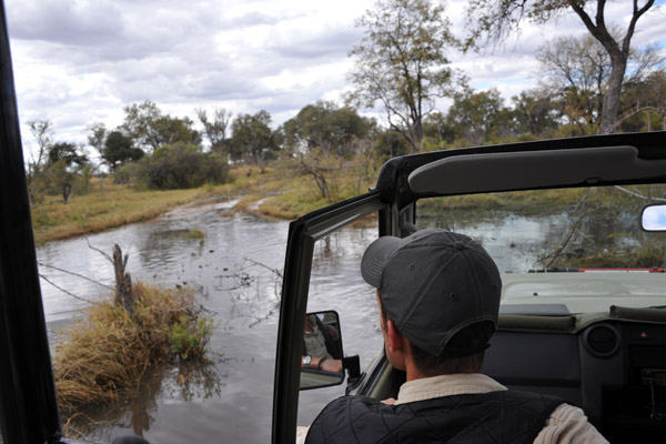 The first of many river crossings