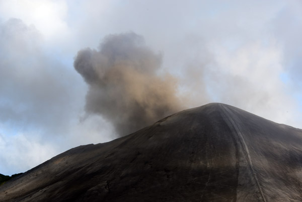 Ash eruption of Mount Yasur, Tanna-Vanuatu
