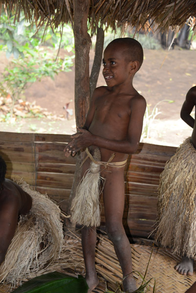 Yakel boy wearing a namba