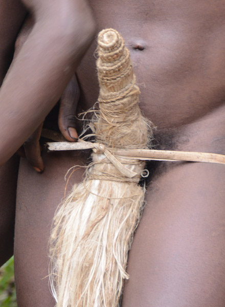 Close up view of a Yakel man's namba