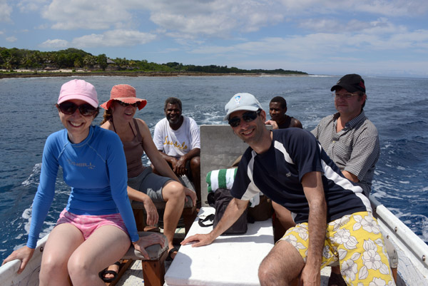 Morning excursion by boat from Tanna Evergreen Resort to the Blue Cave