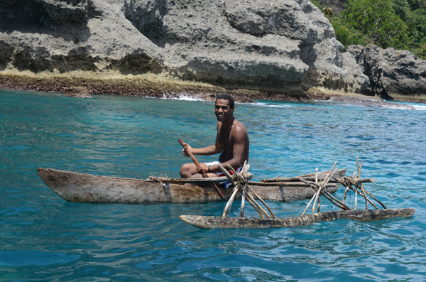 Friendly man from the village near the Blue Cave