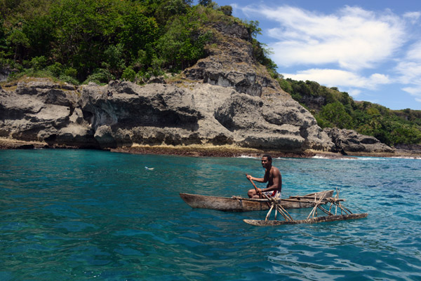 Vanuatu outrigger canoe, Tanna