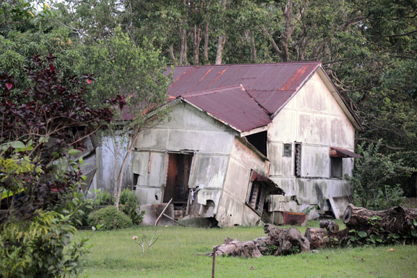 Abandoned house falling into ruin, Luganville