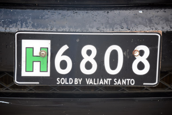 Vanuatu License Plate