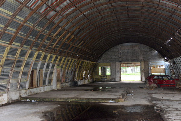 Inside a World War II Quonset Hut, Luganville