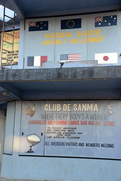 Club de Sanma, Luganville - overseas visitors welcome