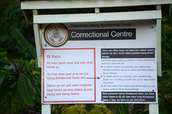 Luganville Correctional Centre, Vanuatu Corrections