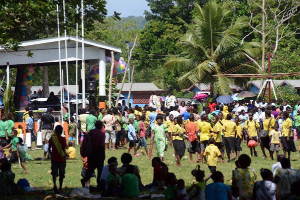 A children's festival, Unity Park, Luganville
