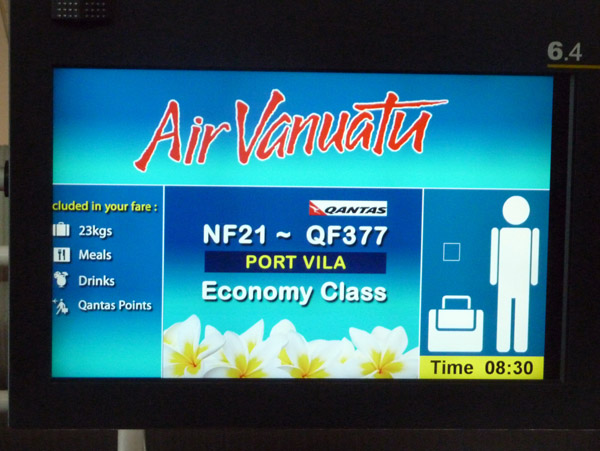 Air Vanuatu NF21 from Brisbane to Port Vila via Espiritu Santo