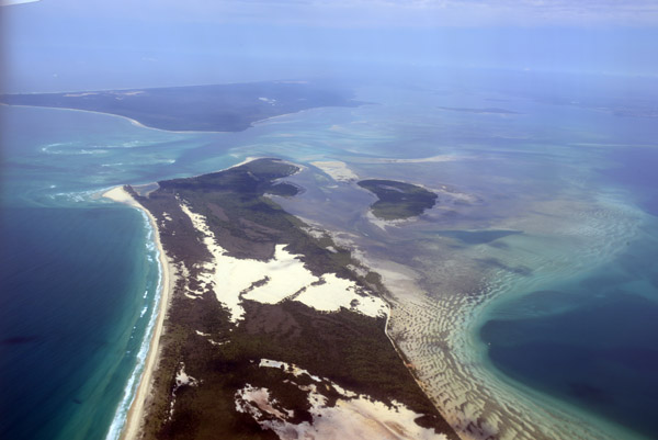 Moreton Island with North Stradbroke Island - Queensland, Australia