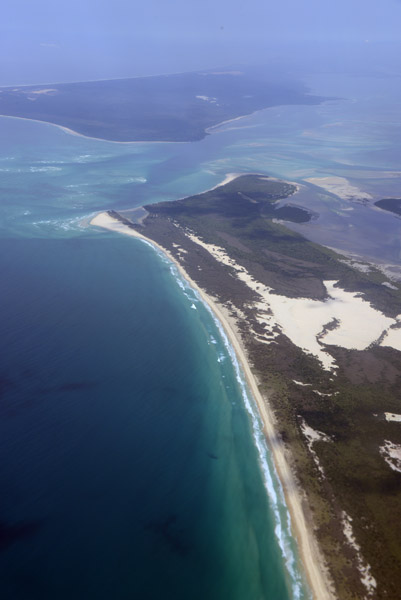 Moreton Island with North Stradbroke Island - Queensland, Australia